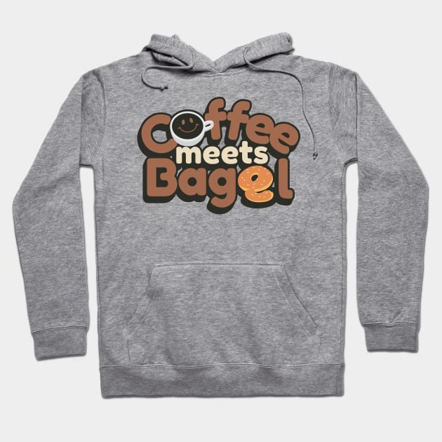 Coffee meets Bagel Hoodie by andantino